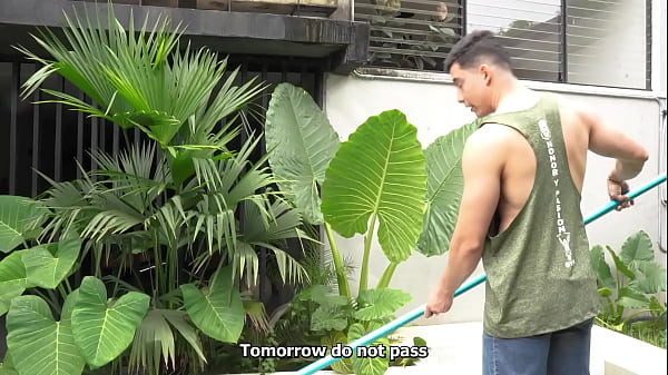 Muscular gardener is hired by brunette MILF and does special jobs for her - Kataleya Gil & Lian Grey