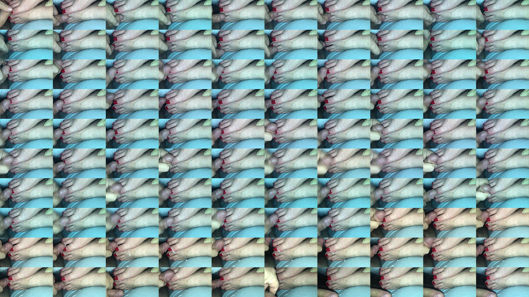 Cumshot #2 on s. wife&rsquo;s feet 预览图