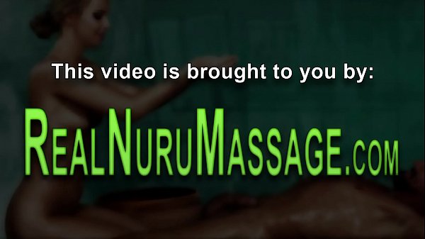 Teen massages with nuru gel for fuck