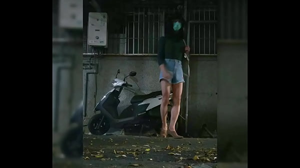 Masturbation and ejaculation on the street