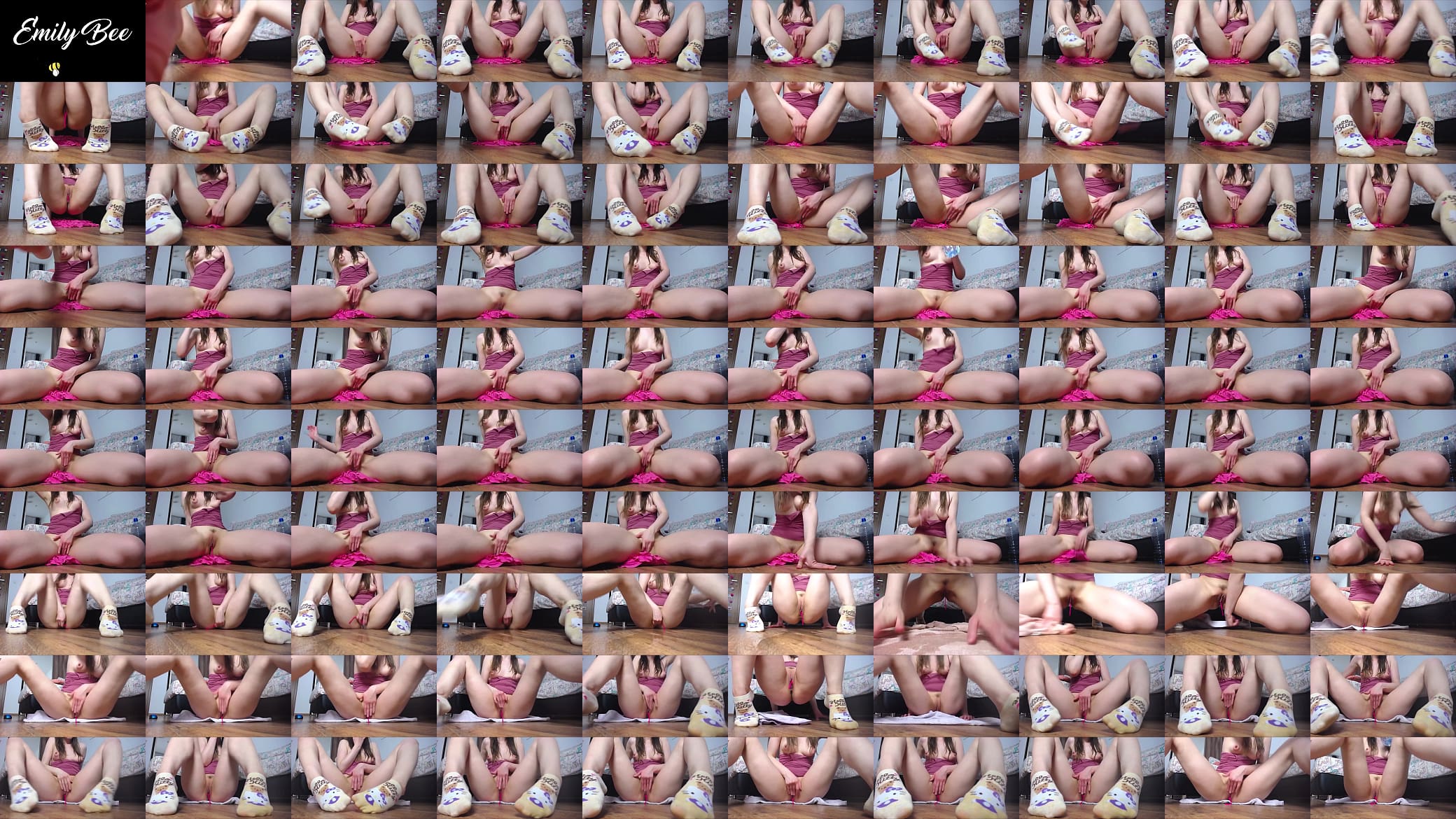 Extreme Hard shaking squrting orgasm on the floor 预览图