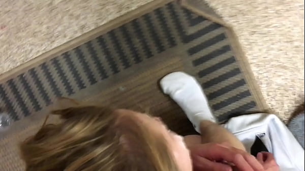 Download Video - Skinny Employee fuckt on floor breakroom &comma; BOSS gives her Double cumshot in eyes