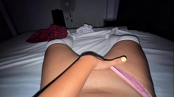 How nice it is to come home tired from school and relax with a good finger fuck.