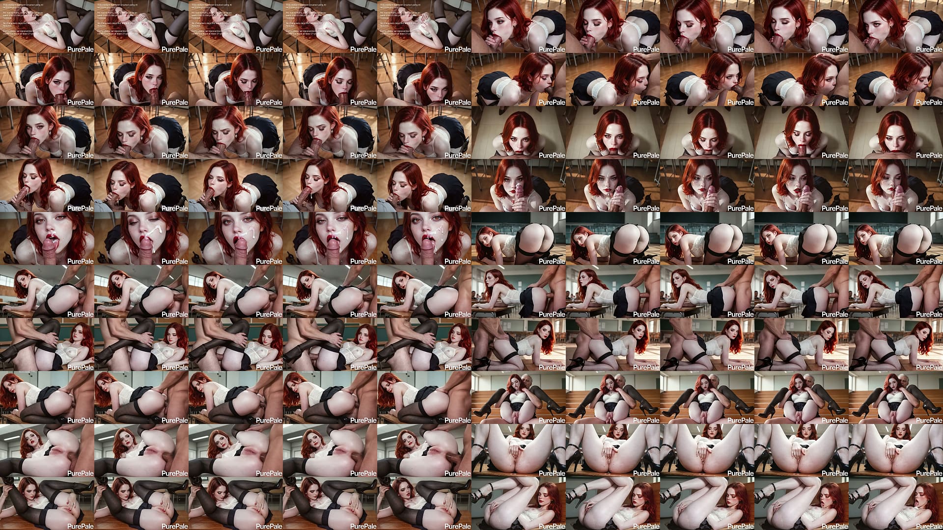 This snow-white slut cried and moaned from wild hardcore while my huge cock slammed into her balls deep [AI] 预览图