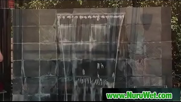 Busty masseuse gives nuru sex massage 15