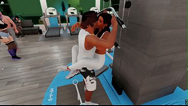 EU E ELA EM UMA ACADEMIA 3DXCHAT MEREDIAN