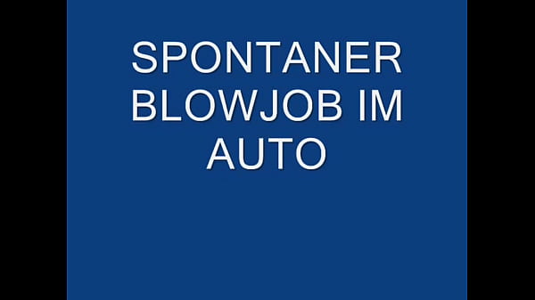 Blowjob im Auto