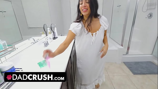 StepDaughter Jasmine Sherni Feels Weird About Her New Stepdad Feeling Up Her Tits And Ass -DadCrush - Enter FAMILY26 on official site for discount