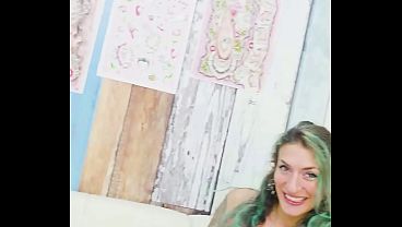 2 tattoo artist DP alt cutie and give her huge facial cumshot!