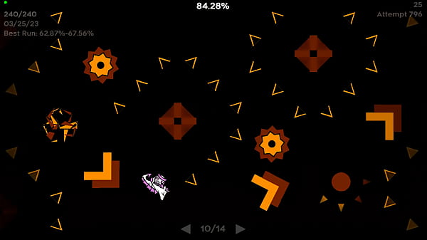 SAKUPEN CIRCLES 66-100 GEOMETRY DASH EXTREME DEMON BY NICK24 AND MORE