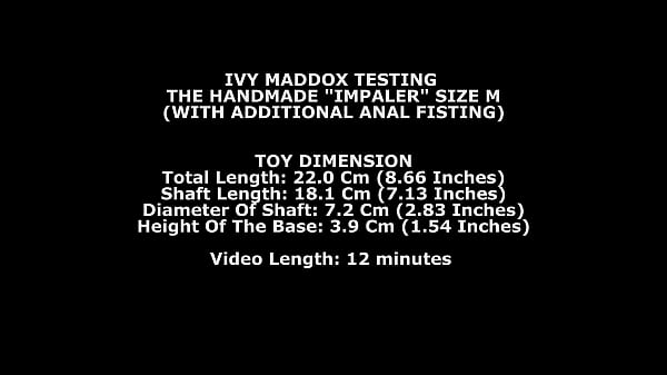 Ivy Maddox Testing The Handmade Impaler Size M (With Additional Anal Fisting) TWT226