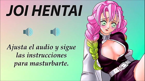 JOI hentai con Mitsuri. Super Gangbang. En espa...