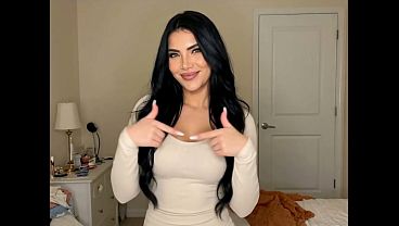 pretty girl blowing a kiss to you