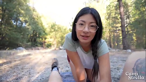 Download Video - Thick Latina step sis swallows my CUM in Yosemite National Park - Cami Strella   Lev Lieben
