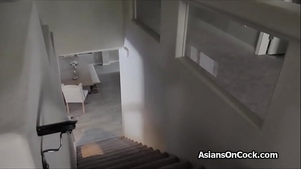 Asian cosplay teen wants to ride hard dick