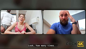 Download Video - CUCK4K&period; A morning video call turns into Cheating right in front of her Boyfriend