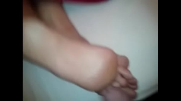 Sleepy footjob