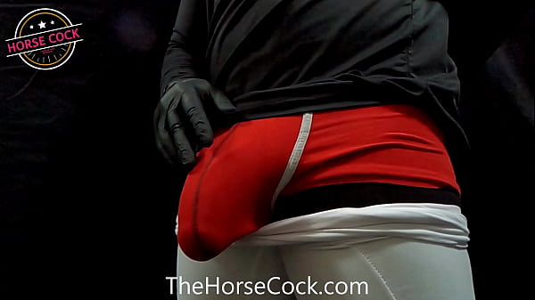 Big White Cock Stripper Homme Cheval Cock Caressant Énorme Bite Pov Pour Ejaculation Gros Plan