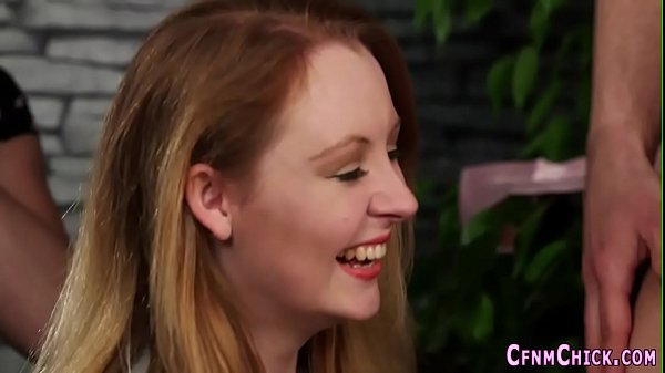 Teen dominas stroke cock