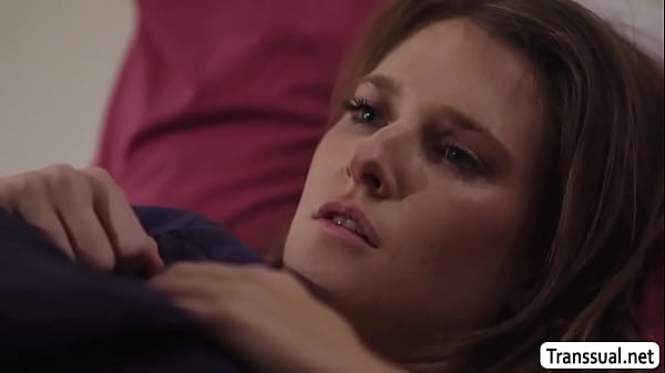 Stepteen lets TS stepmom fuck her to keep the s...