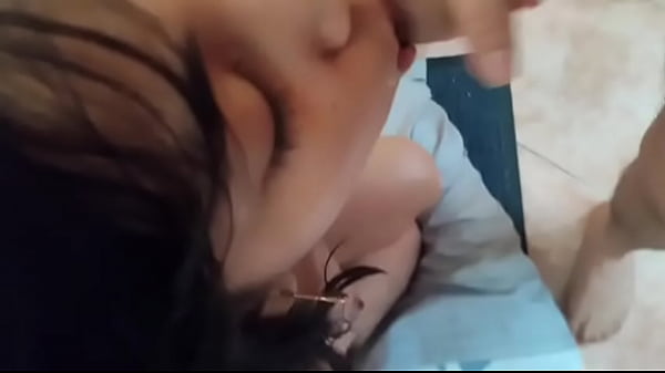 I cum on her face and she can't stop moaning
