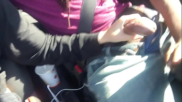 Alaska Zade - Lesbian Gives Friend Handjob In Car