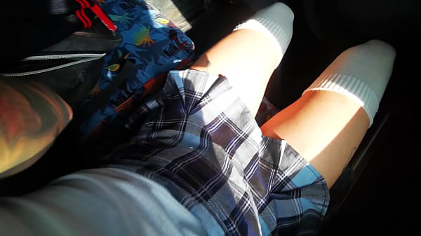 showing panties on the bus