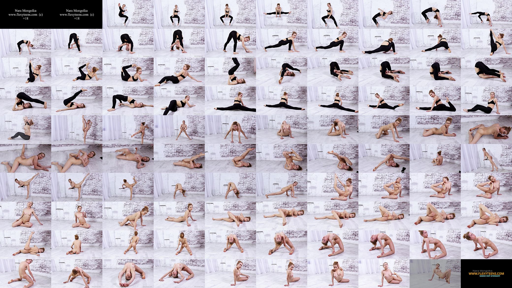 Hot Russian flexible babe Nara Mongolka 预览图
