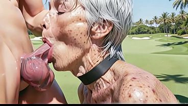 Homeless found on golf course gangbanged
