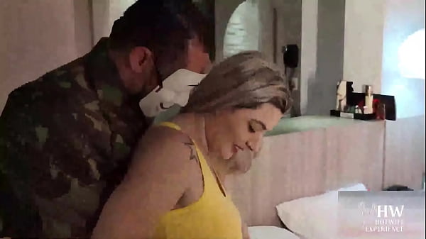 Married Ukrainian slut, she slept with a soldier to save her husband's life.