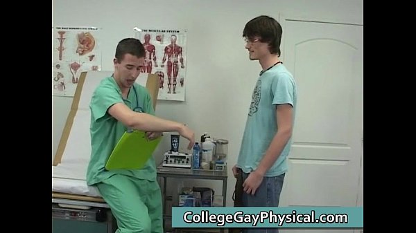 Nasty horny sexy doctor guy gives head gay boys
