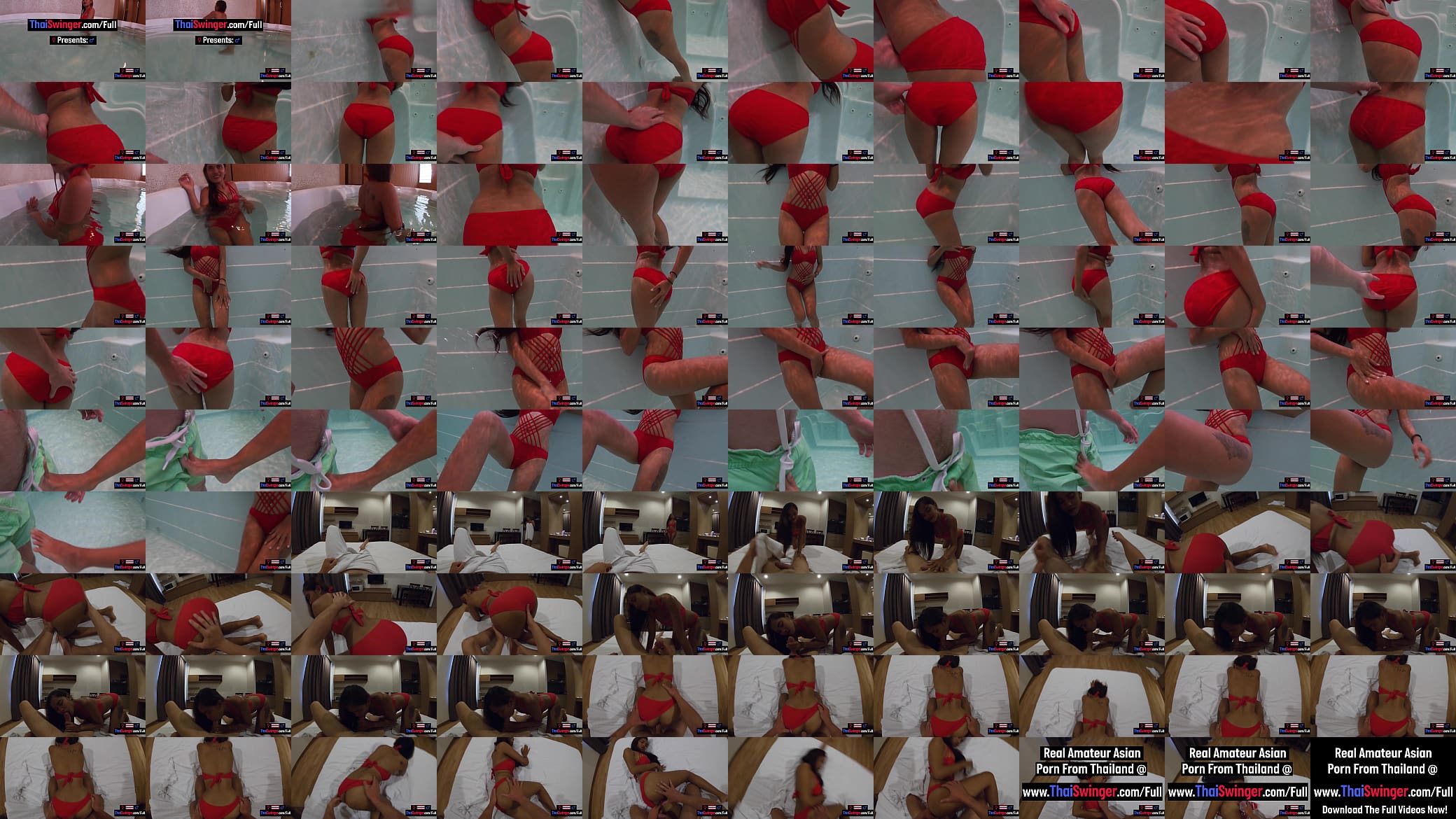Amateur teen couple with big ass Thai girlfriend having fun in the jacuzzi 预览图