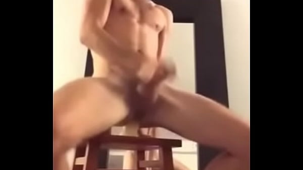 Hot guy fucks himself with dildo to cum...for m...