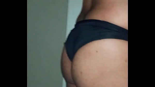 Guy wearing sexy black panties