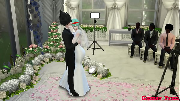 Download Video - El Matrimonio de Bulma Episodio 2 Hermosa Esposa Recien Casada en su Boda le toman fotos eroticas al frente de su Marido Cornudo follada por el Viejo Netorare Hentai