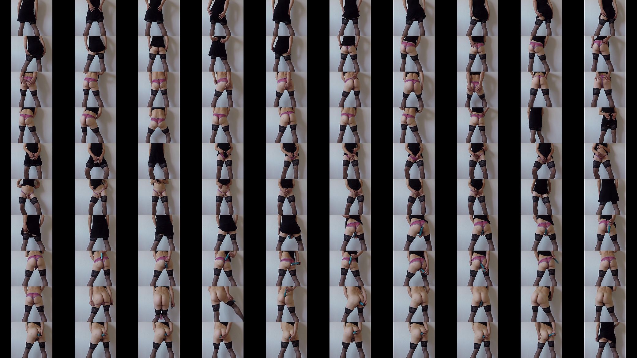 Je me defonce le cul avec un gode en dessous de femme devant ma cam 预览图