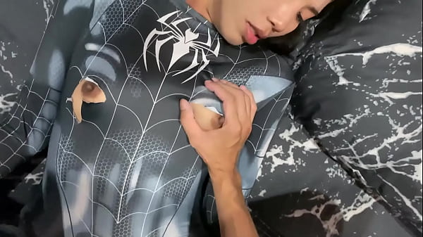 Petite Spider Girl can't Hold her Horny Side