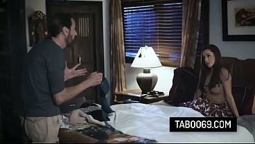 Slutty Stepdaughter Vanna Bardot Gets Her Pussy Ready For Stepdad's Cock