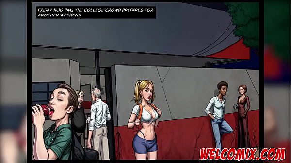 Midnight at red light district! Anacondas porn comics!