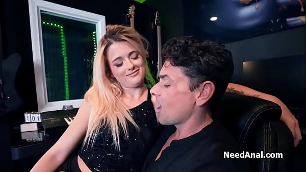 Pop star wannabe joins producer couple for a threesome
