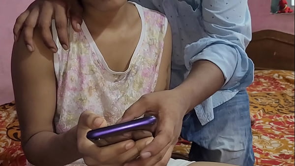 He gave marrow to the sister-in-law by spilling her water on the desi sister-in-law.