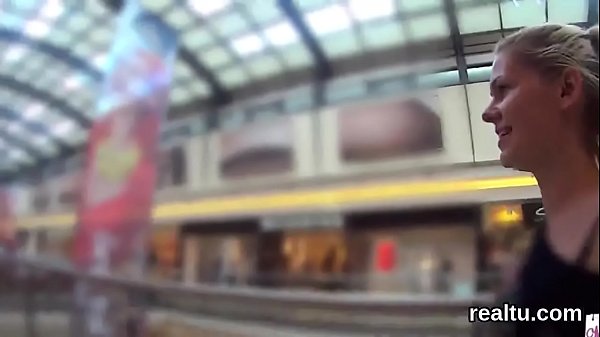 Adorable czech kitten was tempted in the mall and fucked in pov