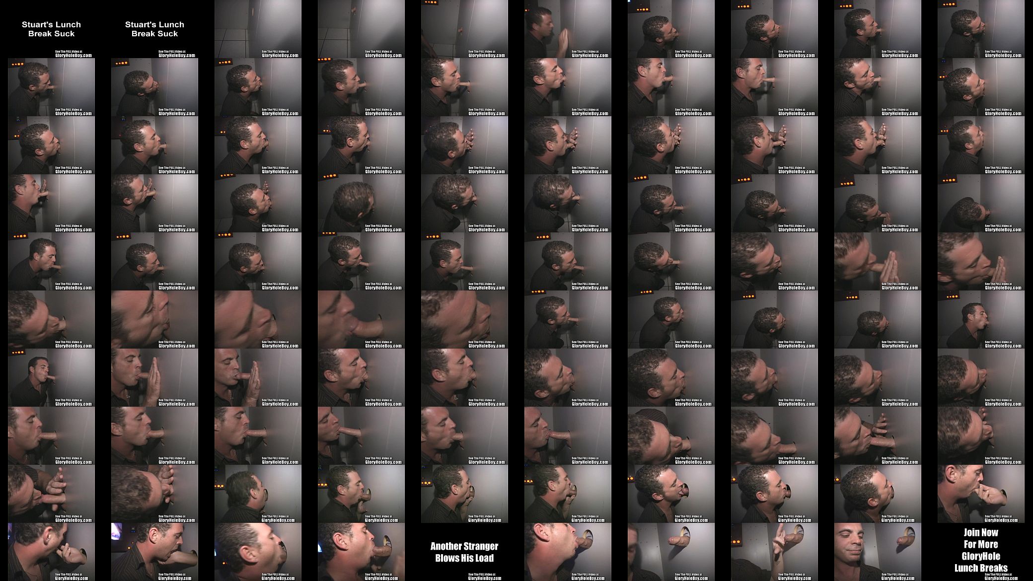 Stuart Sucks Off Strangers at the Glory Hole on his Lunch Break 预览图