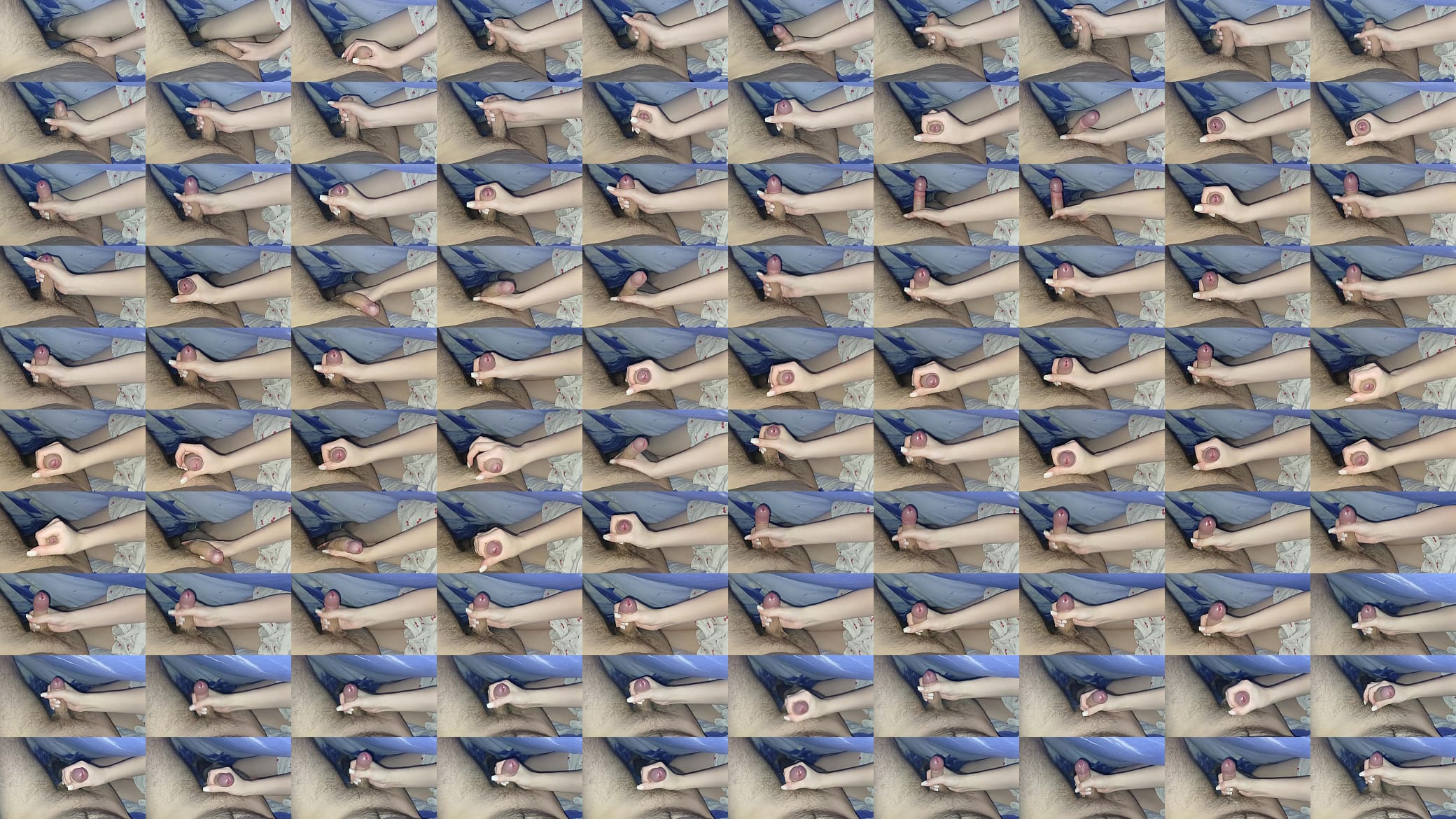 we played with my stepsister under the blanket and she jerked off my dick 预览图