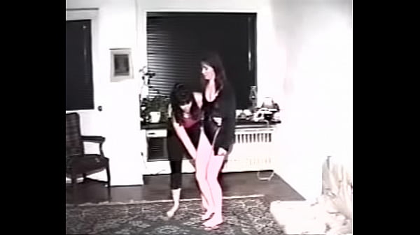 Robin & Cindy lift each other - 2
