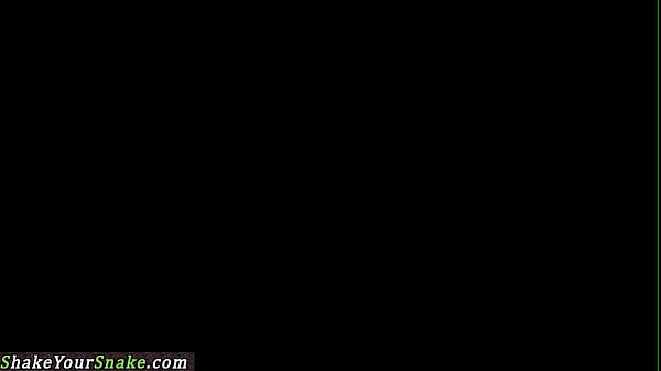 Tittyfucked glam babe tugging dick in POV