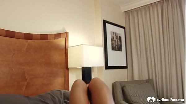 Download Video - Smoking beauty shows off feet while in pantyhose