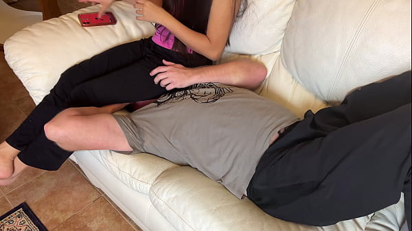 Mean Asian Wife - Wife Full Weight Facesitting on Husband