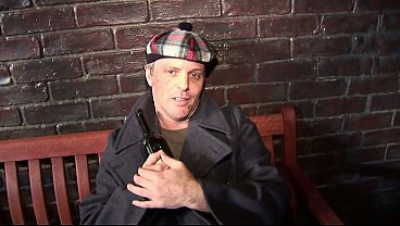 Glamorous and sexy European blondes with big boobs, Caprice Jane and Lou Lou, both wearing...