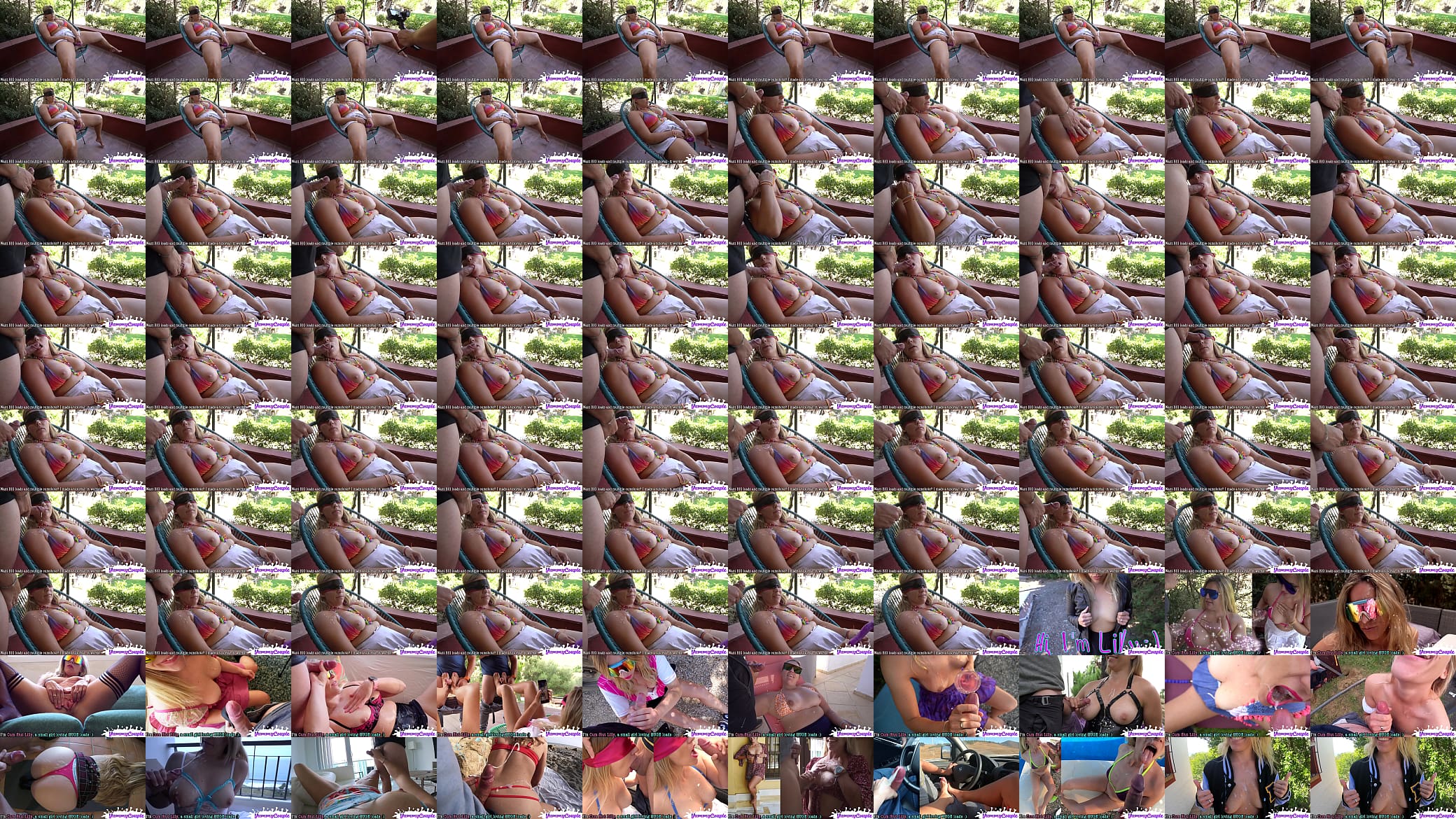 8! Cumshots in a row for masturbating MILF - uncut - YummyCouple 预览图